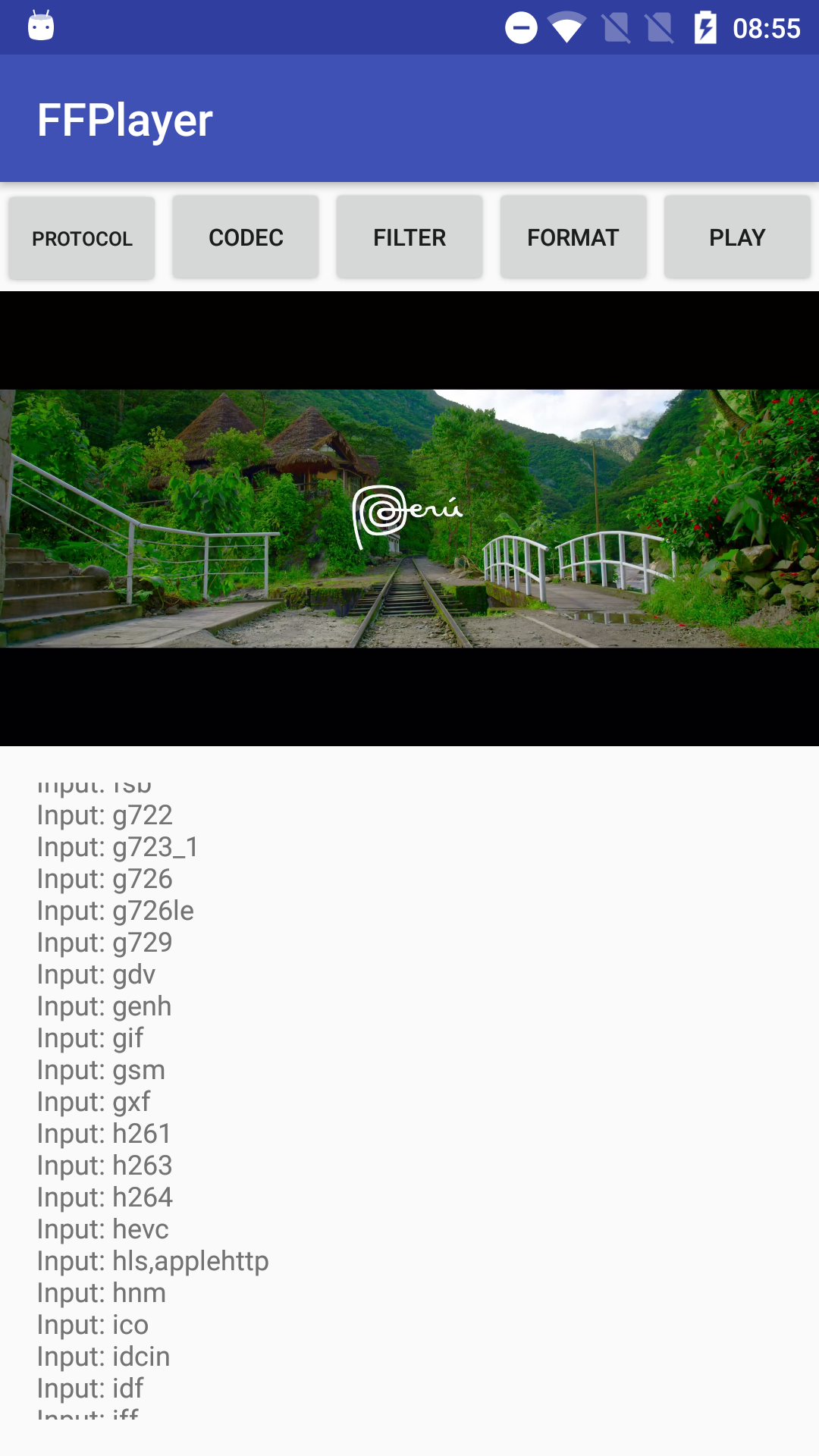 ffmpeg android video settings